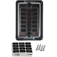 Fuse Block Panel Mount 1 In 12 Out With LEDs