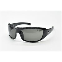 Eyres by Shamir THUNDER Shiny Black Frame Grey Lens Safety Glasses