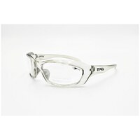 Eyres by Shamir RAZOR Crystal Smoke Frame Clear Lens Safety Glasses