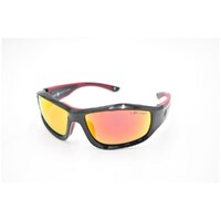 Eyres by Shamir ICEBERG Aluminum Black Frame Polarised Grey Red Revo Water Repellent Safety Glasses