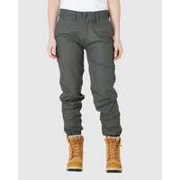 Womens cuffed pant army