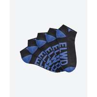 Workwear Ankle Sock 5 Pk Assorted