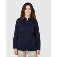 Womens utility shirt navy