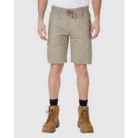 Mens Elastic Utility Short Stone28