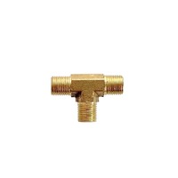EMAX Tee Air Fitting Brass Male 1/4"
