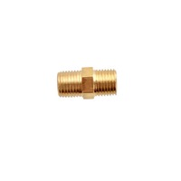 EMAX Double Air Fitting Brass Male 1/4"