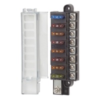 Enerdrive Fuse Block 8 Way Positive with Cover & Label Kit