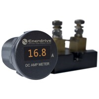 Enerdrive Round OLED DC Amp meter0-100A DC IP66