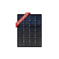 Enerdrive Solar Panel - 150w Mono Squat Black Frame