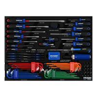 Kincrome Contour 115 Piece TorqueMaster Screwdrivers & Fastening EVA Tray EVA917T