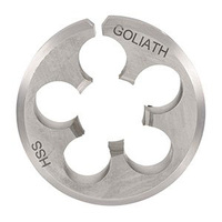 Goliath 18 x 1.5 MF 1.1/2" HSS Left Hand Button Die - Goliath F47XEDL
