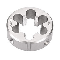 Goliath 1 1/2" x 11 BSPT 3" HSS Button Die - Goliath F89XHG