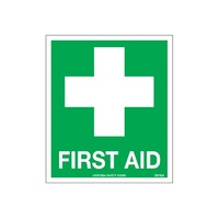 First Aid Kit Sticker 120 x 140mm Pack of 4