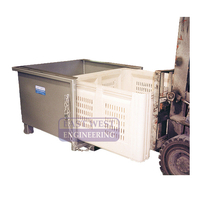 East West Engineering Forward Bulk Bin Tipper Painted WLL 1500kg FBT-MP