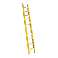 Gorilla Extension Ladder with Pole Mount 3.1-5.3m Industrial 130kg FELP10/17-I