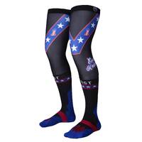 Knievel sock - black moto socks