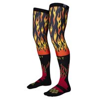 Flaming moto sock