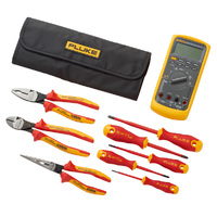 Fluke 87V Industrial Multimeter + Insulated Hand Tools Starter Kit FLUIB875K