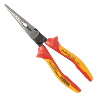 Fluke 200mm (8") 1000V Insulated Long Nose with Side Cutter Pliers FLUINLP8