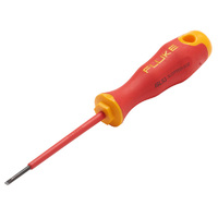 Fluke 2.5 x 75mm 1000V Insulated Slotted Screwdriver FLUISLS3