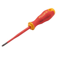 Fluke 4 x 100mm 1000V Insulated Slotted Screwdriver FLUISLS5