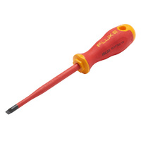 Fluke 6 x 125mm 1000V Insulated Slotted Screwdriver FLUISLS8