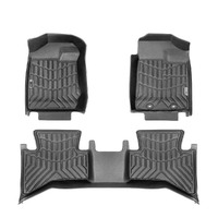 KIWI MASTER 3D TPE Car Floor Mats Liner Fit  ISUZU D-MAX DMAX Dual Cab MY 2012~2020 JULY