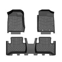 KIWI MASTER 3D TPE Car Floor Mats Liner for Isuzu MUX MU-X 2013-2020