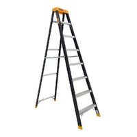 Gorilla Ladders Single sided A-frame ladder 8 Step (2.35m) Pro-Lite Fibreglass 150kg Industrial  FM008-PRO