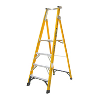 Gorilla F/Glass Platform Ladder Industrial 150kg 1.2m FPL004-I