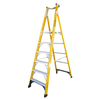 Gorilla F/Glass Platform Ladder Industrial 150kg 2.4m FPL008-I