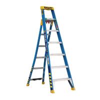 Bailey 3 in 1 Ladder 2.1m 150kg 7 Step Fibreglass Leansafe X3 FS14148