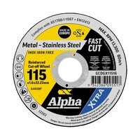 Alpha 115 x 1.6mm Cutting Disc XTRA Bulk GCDGX11516