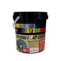 Alpha 125mm MIX Grit Zirconia XTRA Tub Flap Disc (Pk 16) Bonus GCGGS12525 x 3 GFDGS125-TUBMIX
