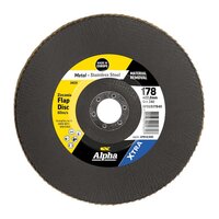 Alpha 178mm Z40 Grit Zirconia XTRA Flap Disc Bulk GFDGS17840