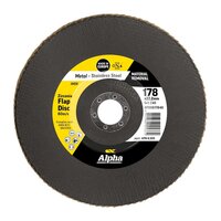 Alpha 178mm Z40 Grit Zirconia Flap Disc Bulk GFDSS17840