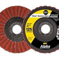 Alpha 125mm Flap Disc Hybrid Medium Bulk GHFD125