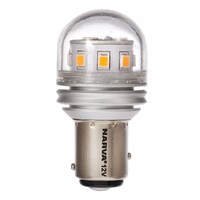 Narva 18266BL 12V BAY15D P21/5W LED Stop/Tail CANBUS Compatible Globes with True 360 Degree Light Output (Twin Pack)