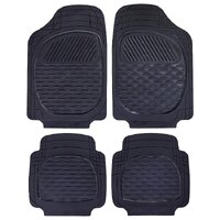 Carfit Guardian Rubber 4 Piece Floor Mat Set Front 68cm x 46cm Rear 36cm x 43cm