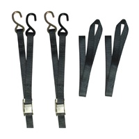 Carfit Motorcycle Cambuckle Tie Down 25mm x 1.8m 2x Pack