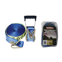 Carfit Blue webbing with yellow sheath Soft rubber grip handle 50mm x 9m 1x Pack
