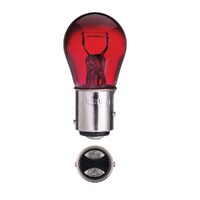 Narva 47387BL 12V 21/5W BAY15D Red Globes Twin Pack