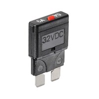 Narva 55725BL 25 Amp White Manual Resetting Circuit Breaker