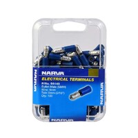 Narva 5.0mm Male Bullet Terminal Blue (100 Pack) 56148