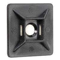 Narva Black U.V. Weather Resistant CaBLe Tie Mounts 28 X 28mm (5 Pack) 56446BL