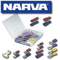 Narva Crimp Terminal Kit Set Wire Crimp Connector Assortment 320 Piece 56520