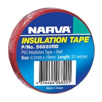 Narva 19mm PVC Insulation Tape (Red) 56820Rd
