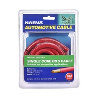 Narva 255A Red 2 B&S Cable (5M) 5802-5Rd