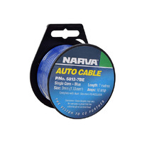 Narva Cable S/Core 3Mm 10A 7M Blue