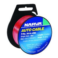 Narva Cable S/Core 4Mm 15A 4M Red